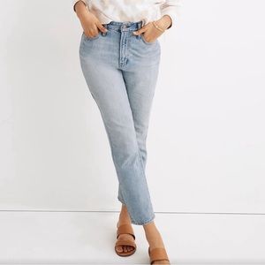 Madewell Light Blue Straight Leg Jeans